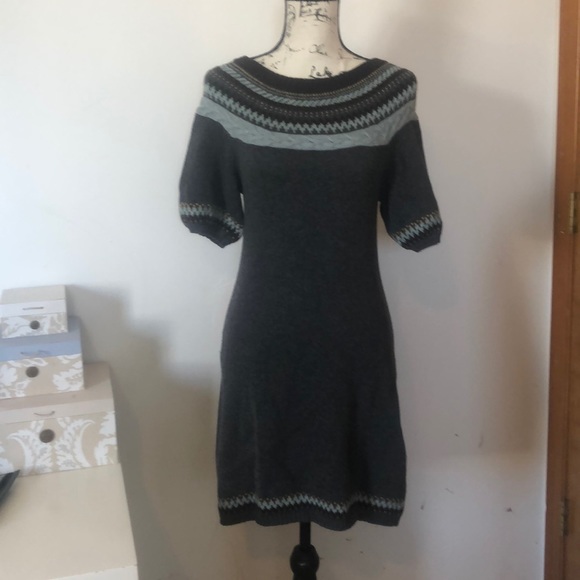 BCBG SWEATER DRESS IN CHARCOAL GRAY - Picture 1 of 8